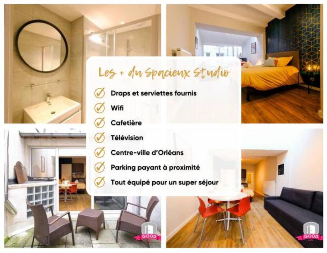 Апартаменти Spacieux Studio Neuf Orleans Centre Екстер'єр фото