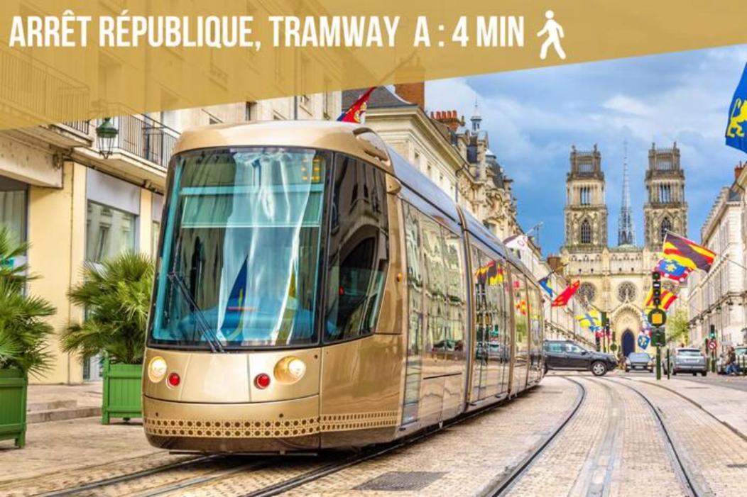Апартаменти Spacieux Studio Neuf Orleans Centre Екстер'єр фото